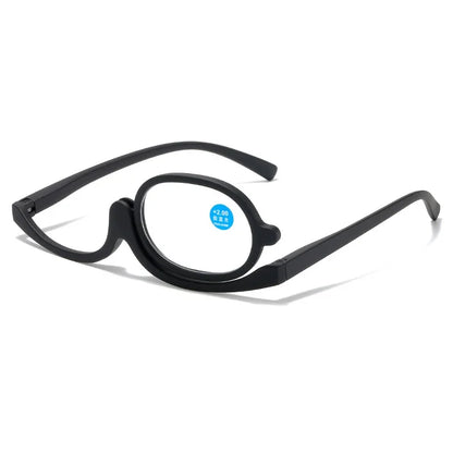Magnifying Glasses Rotating Makeup Reading Glasses anti Blue Light Make-Up Presbyopic Eyeglasses Diopter +1.0 +1.5 +2.0 to +4.0