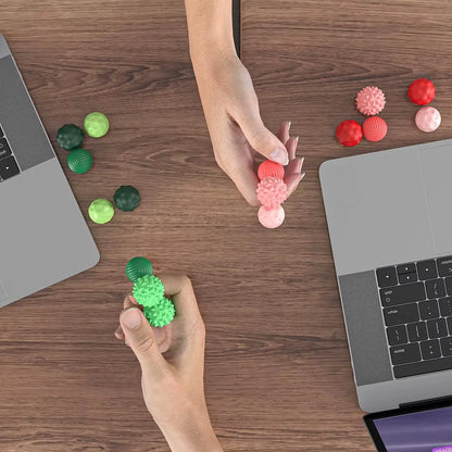 Silicone Magnetic Sensory Balls Fidget Toy Worry Balls Autism Calming Fidgeting Toy Kid Adults Anxiety Relief Stress Sensory Toy