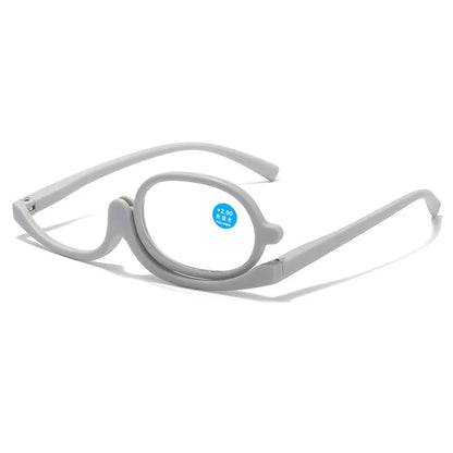 Magnifying Glasses Rotating Makeup Reading Glasses anti Blue Light Make-Up Presbyopic Eyeglasses Diopter +1.0 +1.5 +2.0 to +4.0